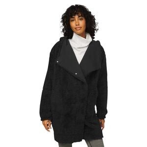 Lululemon Warmth Restore Sherpa Wrap Jacket Black Size Small Winter Warm Fleece